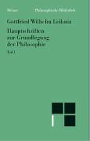 Philosophische Werke I de Gottfried Wilhelm Leibniz