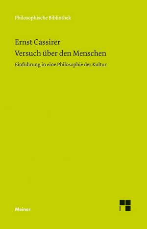 Versuch über den Menschen de Ernst Cassirer