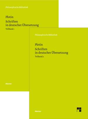 Schriften in deutscher Übersetzung de Plotin