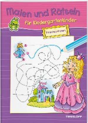 Malen und Rätseln für Kindergartenkinder. Prinzessinnen de Stefan Lohr