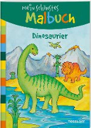 Mein schönstes Malbuch. Dinosaurier de Corina Beurenmeister