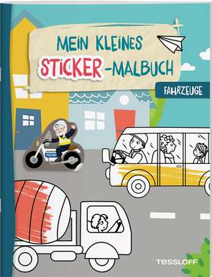 Mein kleines Sticker-Malbuch. Fahrzeuge de Alberta Kiel