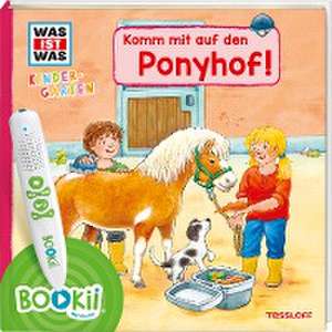 BOOKii® WAS IST WAS Kindergarten Komm mit auf den Ponyhof! de Sandra Noa