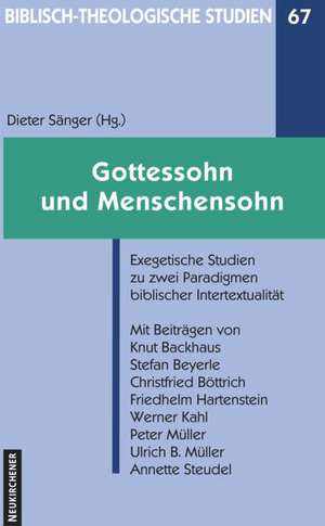 Gottessohn und Menschensohn de Dieter Sänger