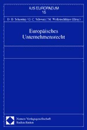 Europäisches Unternehmensrecht de Dieter H. Scheuing