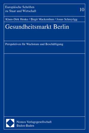 Gesundheitsmarkt Berlin de Klaus-Dirk Henke