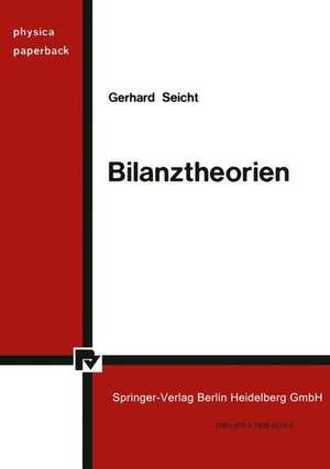 Bilanztheorien de G. Seicht