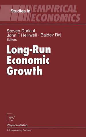 Long-Run Economic Growth de Steven Durlauf