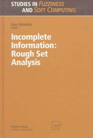 Incomplete Information: Rough Set Analysis de Ewa Orlowska