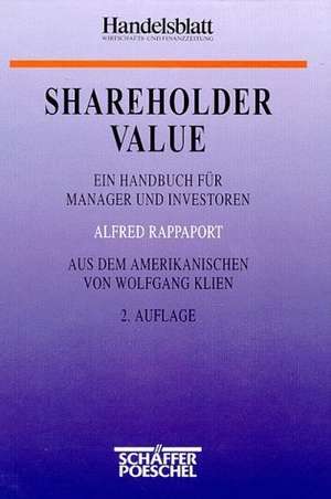 Shareholder Value de Alfred Rappaport