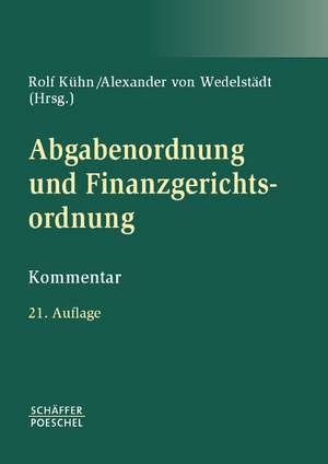 Abgabenordnung und Finanzgerichtsordnung de Roberto Bartone