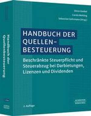 Handbuch der Quellenbesteuerung de Sören Goebel