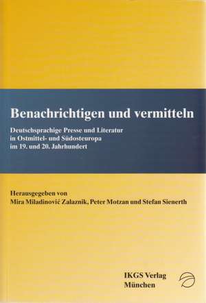 Benachrichtigen und Vermitteln de Mira Miladinovic-Zalaznik