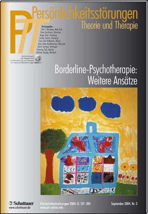 Borderline-Psychotherapie: Weitere Ansätze de Otto F. Kernberg