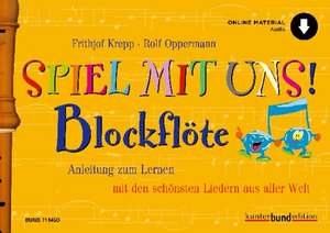 Spiel mit uns! Blockflöte de Frithjof Krepp