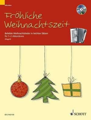 Fröhliche Weihnachtszeit für 1-2 Akkordeons mit CD