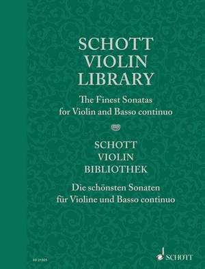 Schott Violin Library - The Finest Baroque Sonatas: Violin and Basso Continuo de Peter Mohrs