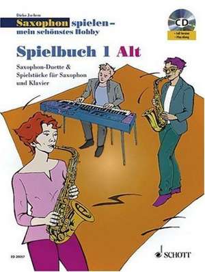 Saxophon-Duette & Spielstücke für Saxophon und Klavier. Spielbuch 1. 1-2 de Dirko Juchem