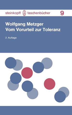 Vom Vorurteil zur Toleranz de W. Metzger