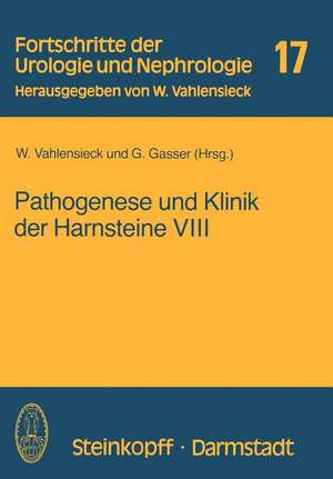 Pathogenese und Klinik der Harnsteine VIII de W. Vahlensieck