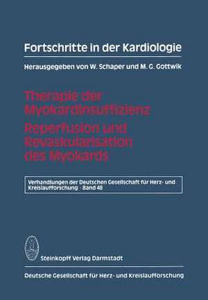 Fortschritte in der Kardiologie: Therapie der Myokardinsuffizienz Reperfusion und Revaskularisation des Myokards de W. Schaper