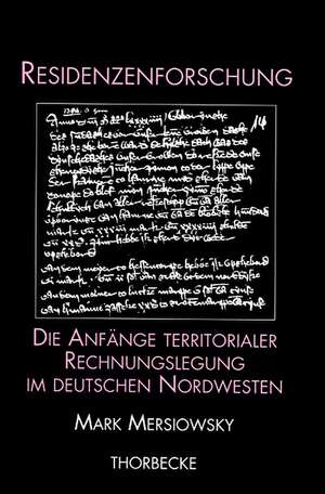 Mersiowsky, M: Anfänge territorialer Rechnungslegung im deut