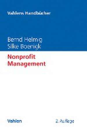 Nonprofit Management de Bernd Helmig