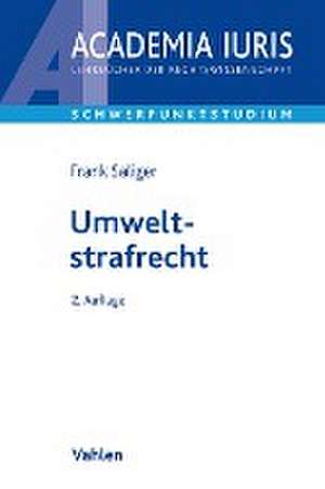 Umweltstrafrecht de Frank Saliger