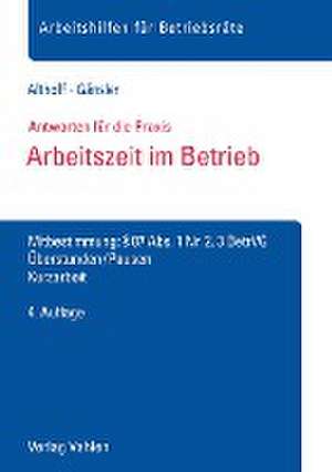 Arbeitszeit im Betrieb de Lars Althoff