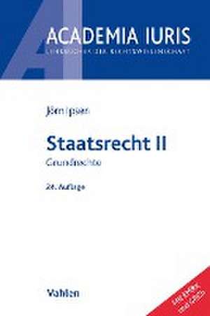 Staatsrecht II de Jörn Ipsen