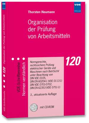 Organisation der Prüfung von Arbeitsmitteln de Thorsten Neumann