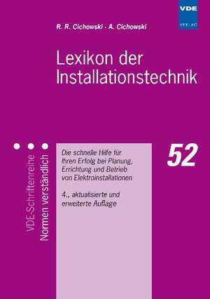 Lexikon der Installationstechnik de Rolf Rüdiger Cichowski