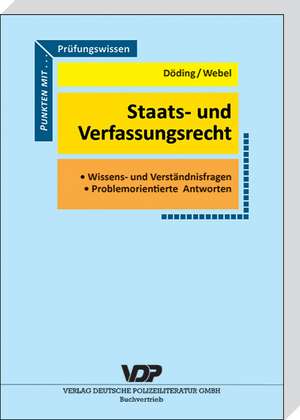 Prüfungswissen Staats- und Verfassungsrecht de Horst Döding