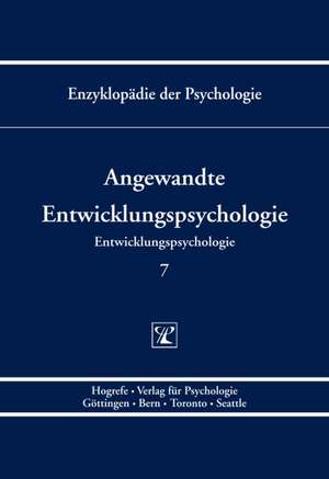 Angewandte Entwicklungspsychologie de Franz Petermann