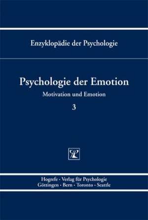 Psychologie der Emotion de Gerhard Stemmler