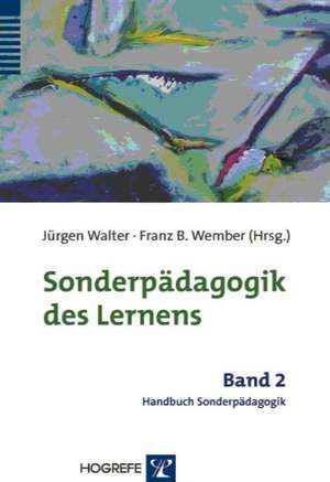 Sonderpädagogik des Lernens de Jürgen Walter