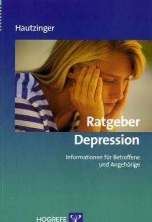 Ratgeber Depression de Martin Hautzinger