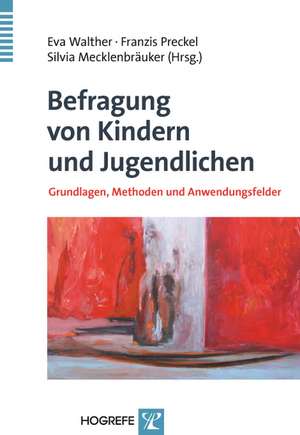 Befragung von Kindern und Jugendlichen de Eva Walther