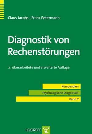 Diagnostik von Rechenstörungen de Claus Jacobs