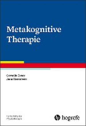 Metakognitive Therapie de Cornelia Exner