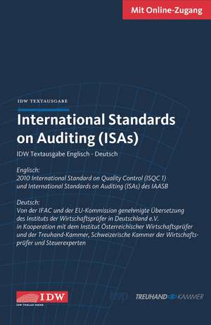 International Standards on Auditing (ISAs) de Institut der Wirtschaftsprüfer