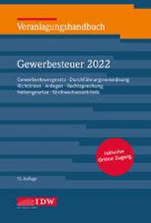 Veranlagungshandbuch Gewerbesteuer 2022 72.A. de Oliver Sternkiker