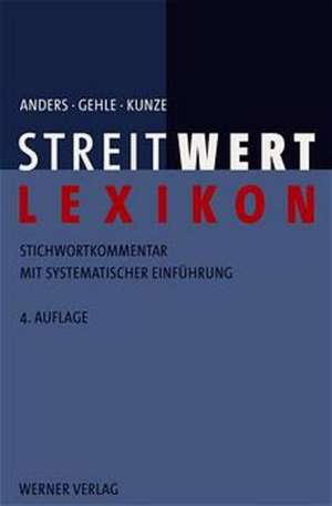 Streitwert-Lexikon de Monika Anders