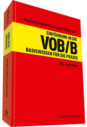 Einführung in die VOB/B de Andreas Berger