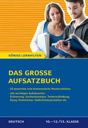 Das große Aufsatzbuch für die 10.-12./13. Klasse. de Christine Friepes