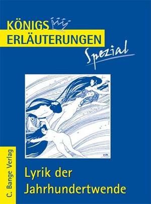 Lyrik der Jahrhundertwende de Gudrun Blecken