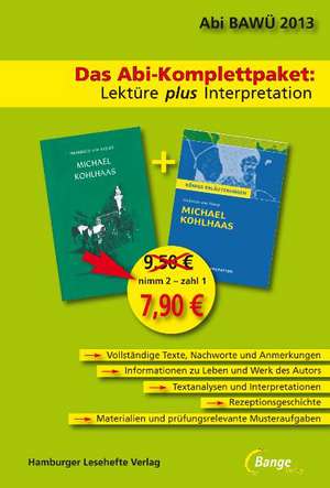 Michael Kohlhaas - Das Abi-Komplettpaket: Lektüre plus Interpretation de Heinrich von Kleist