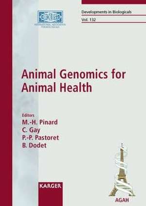 Animal Genomics for Animal Health de M. -H. Pinard