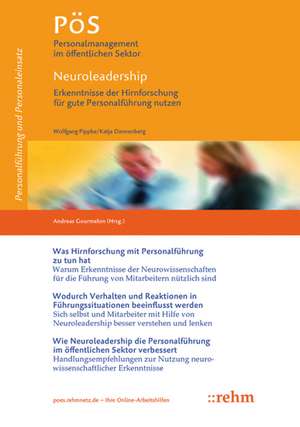 Neuroleadership - Erkenntnisse der Hirnforschung für gute Personalführung nutzen de Wolfgang Pippke