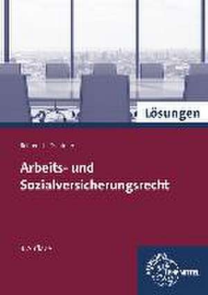 Lösungen zu 99280 - Arbeits- und Sozialversicherungsrecht de Sabine Behrendt